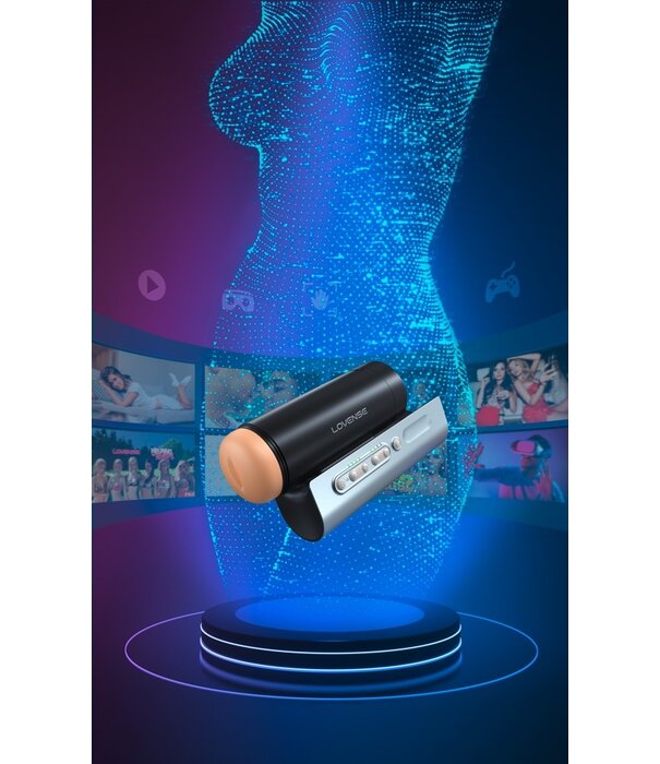 Lovense Lovense Solace Pro Masturbator – Automatische Penis Stroker met App, Teledildonics & Muziek Sync