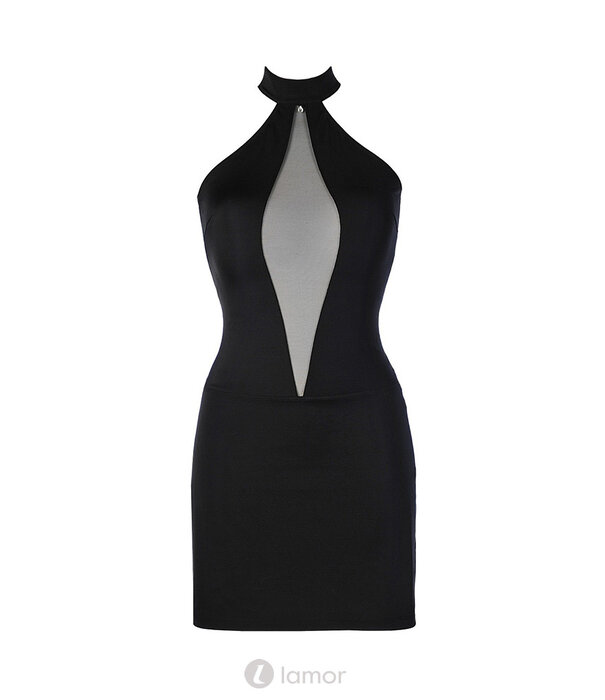 * AXAMI Zwart Jurkje met Tule en Sier detail