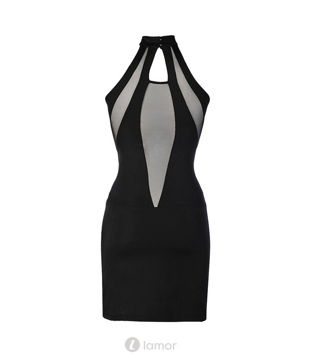 * AXAMI Zwart Jurkje met Tule en Sier detail