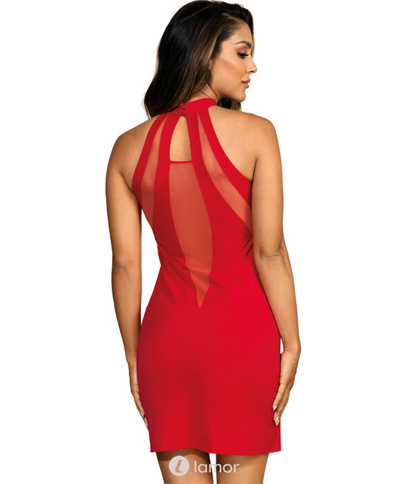 * AXAMI RoodJurkje met Tule en Sier detail