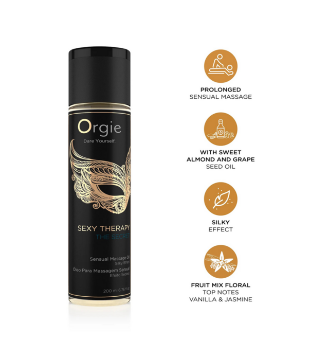 Orgie Sexy Therapy The Secret - Massage Olie - 7 fl oz / 200 ml