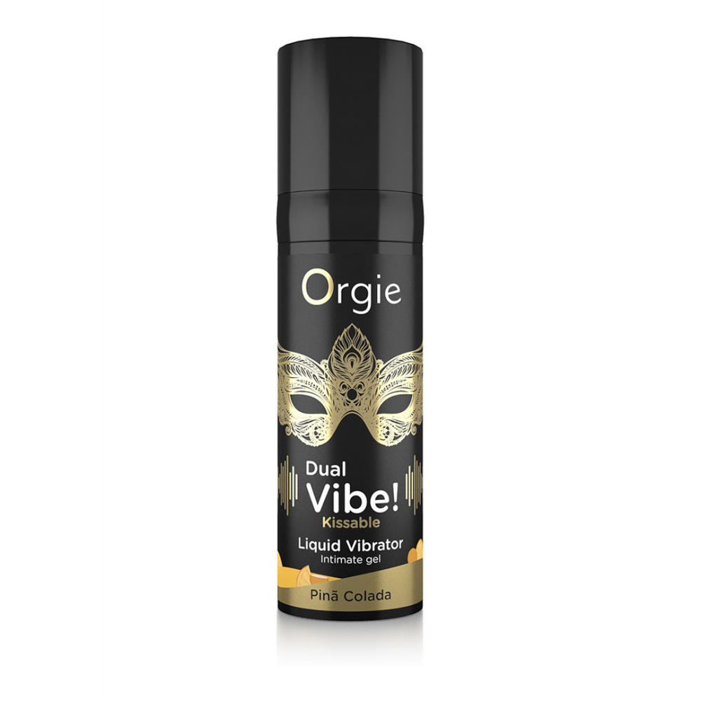 Orgie Dual Vibe! Kissable Liquid Vibrator - Pina Colada - 0,5 fl oz / 15 ml afbeelding