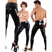 Latex Leggings Unisex – Strak aangesloten met 3-Wege-Rits in het kruis