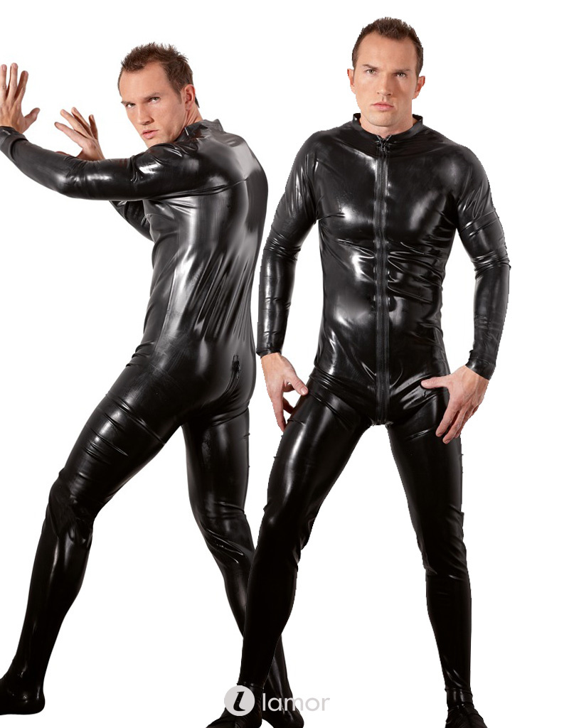 * LATE X Latex Heren catsuit , LX2910322 afbeelding