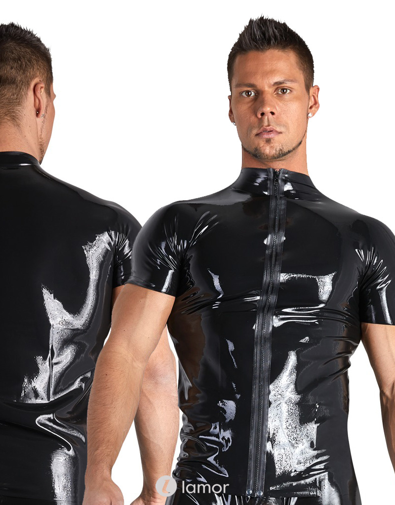 * LATE X Latex Heren shirt, LX2910349 afbeelding