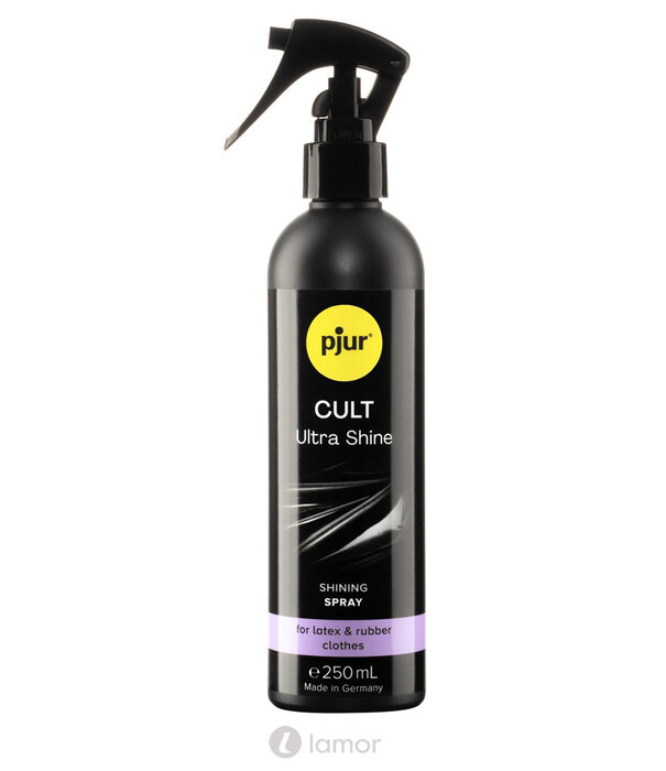 Pjur Vegan Silikon-Spray voor Latex en Rubber – Intensieve Glans, Bescherming & Verzorging – 250 ml fles