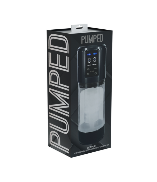 Pumped by Shots UltraLift - Automatische Waterdichte Masturbator Pomp - Gun Metal