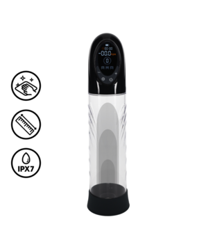 CyberPulse - Automatische Waterdichte Penis Pomp - Zwart