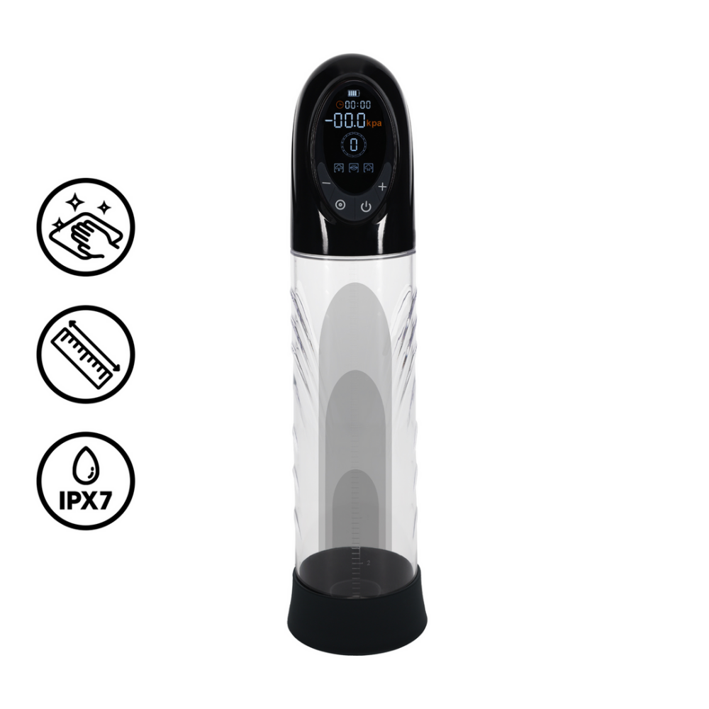 Pumped by Shots CyberPulse - Automatische Waterdichte Penis Pomp - Zwart afbeelding