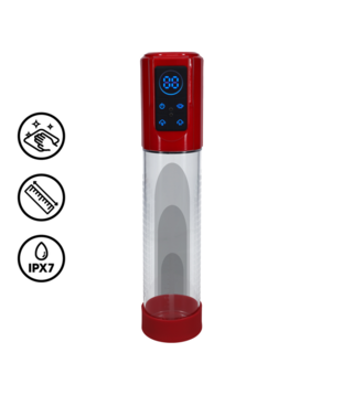 MegaLift - Automatische Waterdichte Penis Pomp - Metallic Rood