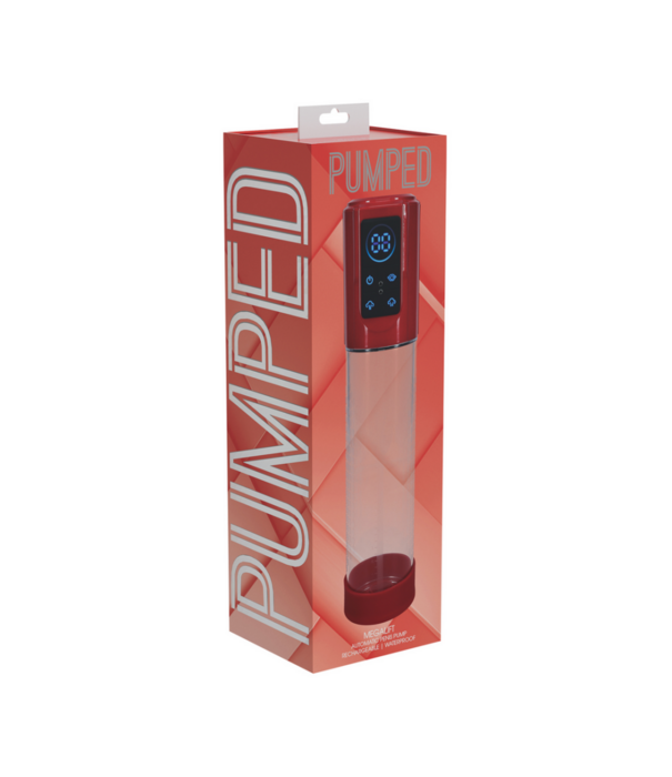 Pumped by Shots MegaLift - Automatische Waterdichte Penis Pomp - Metallic Rood