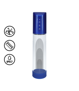 HyperPump - Oplaadbare Penis Pomp - Metallic Blauw