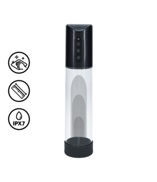 HyperPump - Oplaadbare Penis Pomp - Gun Metal