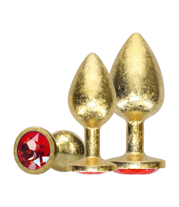 Ouch! by Shots Milan Collection - Metalen Anale Plug Set - Goud