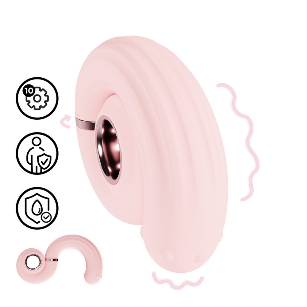 Loveline by Shots Perles - Draaibare Parels Swirl - Roze afbeelding