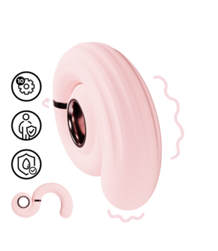 Tourner - Vibrerende Swirl - Roze