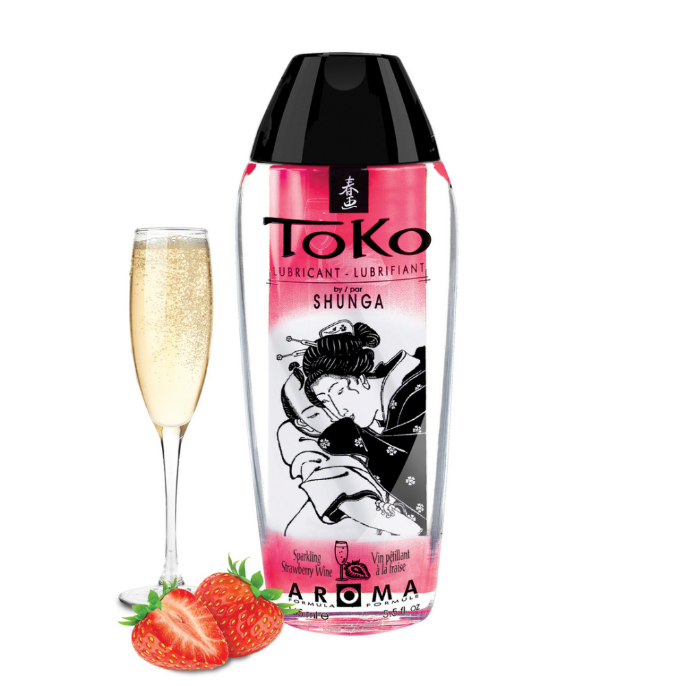 Shunga Toko Aroma - Aardbeien Mousserende Wijn - 5,5 fl oz / 165 ml afbeelding