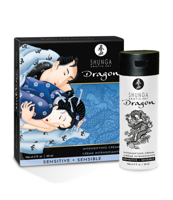 Shunga Dragon Sensitive Cream - 2 fl oz / 60 ml