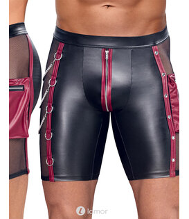 Zwarte/rode mattlook short , NK2133539