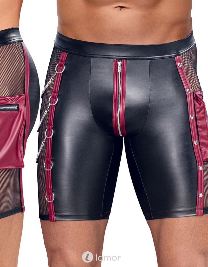 * NEK Zwarte/rode mattlook short , NK2133539 afbeelding