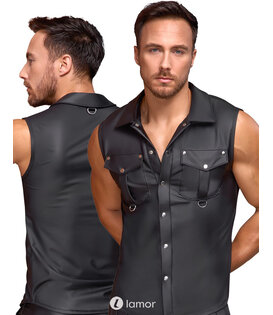 Mouwloos Shirt met drukknopen, NK2161826