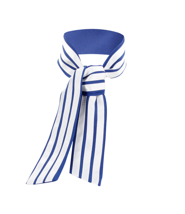 S-Line by Shots Stewardess Kostuum - S/M - Blauw/Wit