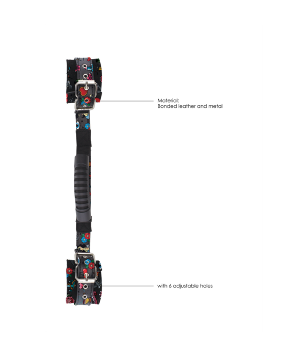 Ouch! by Shots Geprinte Handboeien met Handvat