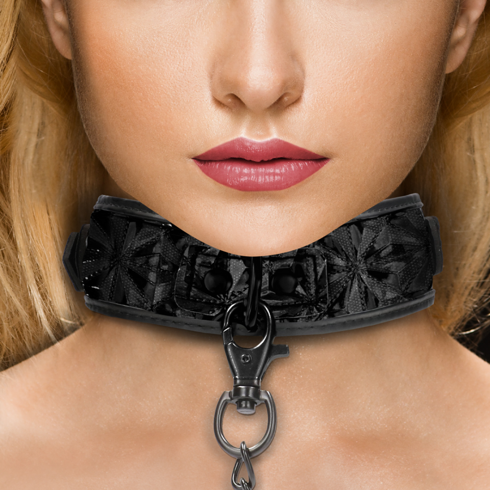 Ouch! by Shots Halsband met Leash afbeelding