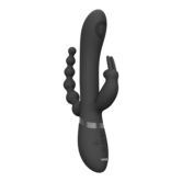 Rini - Pulse Wave  Vibrerende Dubbele Penetratie Rabbit - Zwart