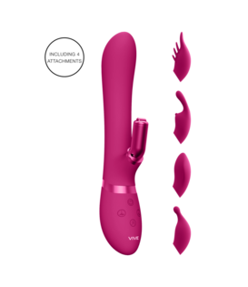 Chou - G-Spot Rabbit  Clitoral Stimulator - Roze