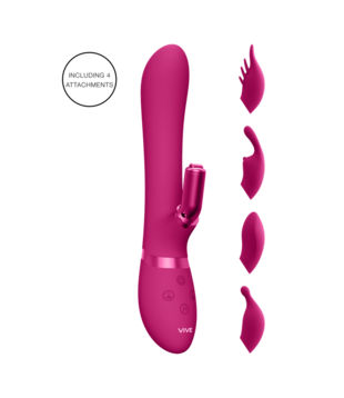 Chou - G-Spot Rabbit  Clitoral Stimulator - Roze