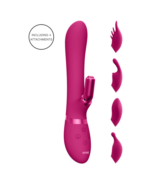 VIVE by Shots Chou - G-Spot Rabbit  Clitoral Stimulator - Roze