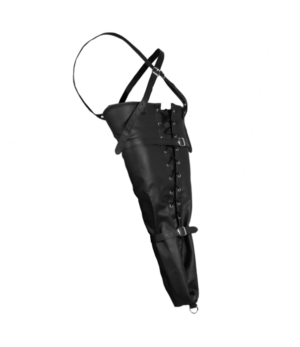 Ouch! by Shots Vetersluiting Volledige Mouw Armbeperking - Zwart