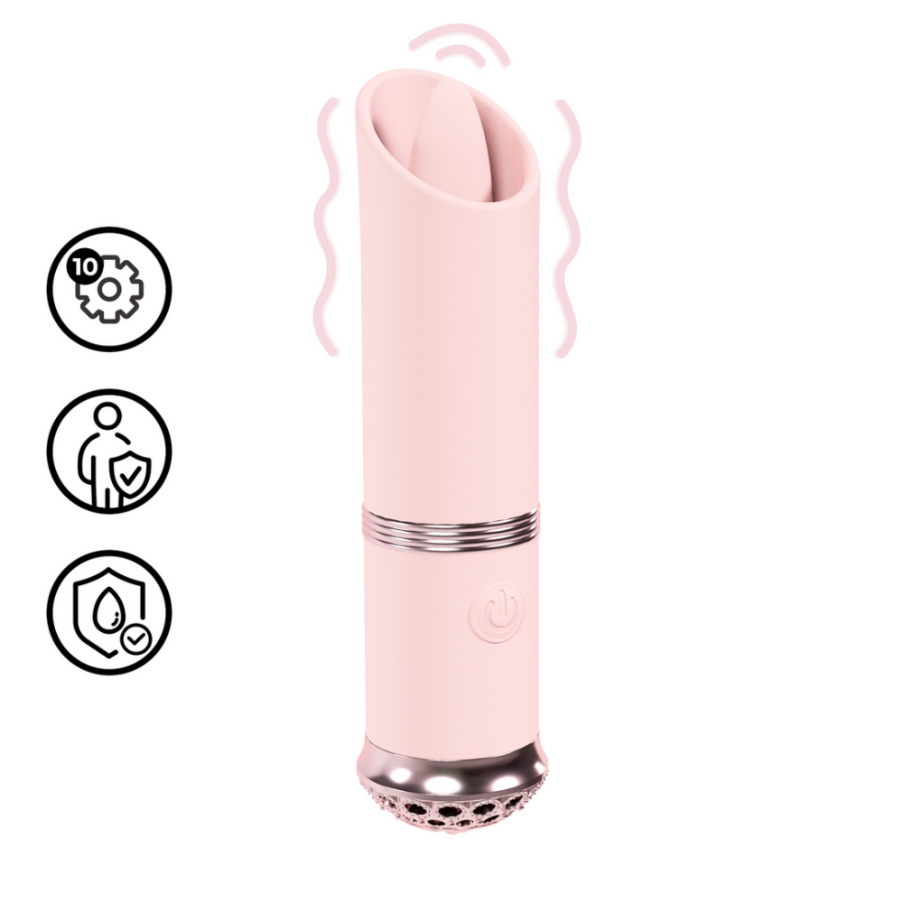 Loveline by Shots Luxe - Mini Lippenstift Vibe - Roze afbeelding