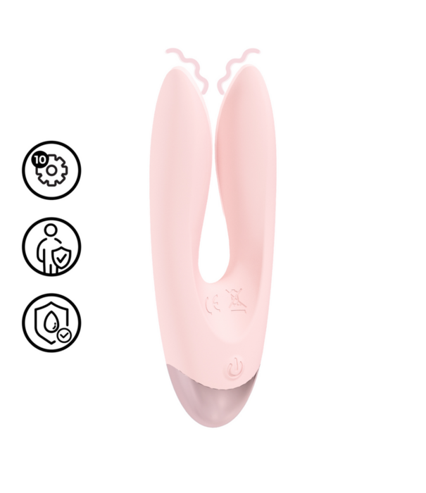 Loveline by Shots Amour - Dual Motor Vibe - Roze