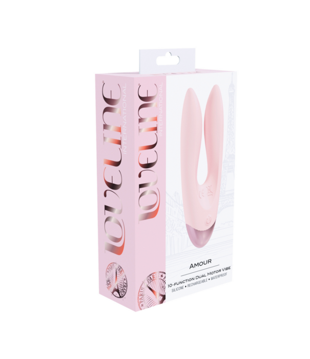 Loveline by Shots Amour - Dual Motor Vibe - Roze
