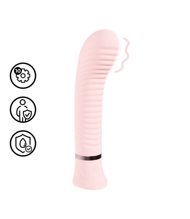 Loveline by Shots Divine - Geribbelde G-spot Vibe - Roze