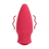 Kegelvormige Bullet Vibrator - Blushing Red