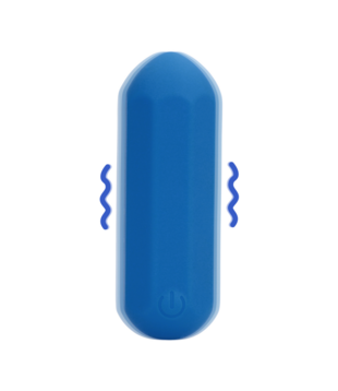 Hexagon Vorm Bullet Vibrator - Jetset Blauw