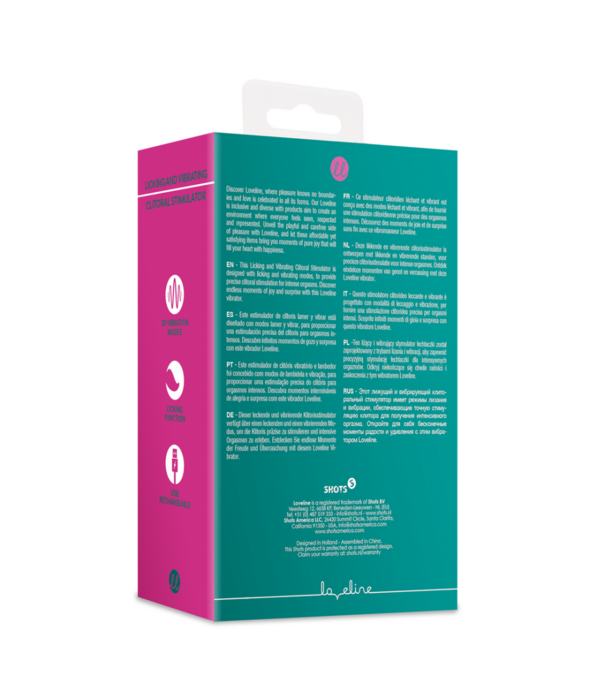 Loveline by Shots Likkende en vibrerende clitorisstimulator