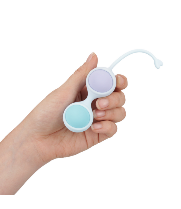 Loveline by Shots Vibrerende en 5 Gewicht Verwisselbare Kegelset - Paars