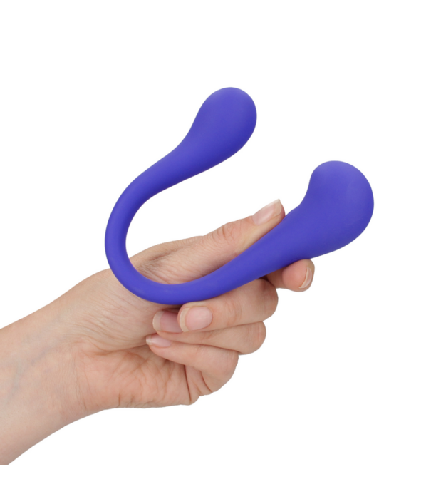 Loveline by Shots Dubbelzijdige Buigbare Vibe met Afstandsbediening - Paars