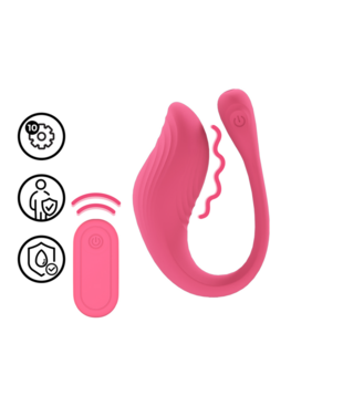 Vibrerende G-Spot Vibe met Afstandsbediening - Roze