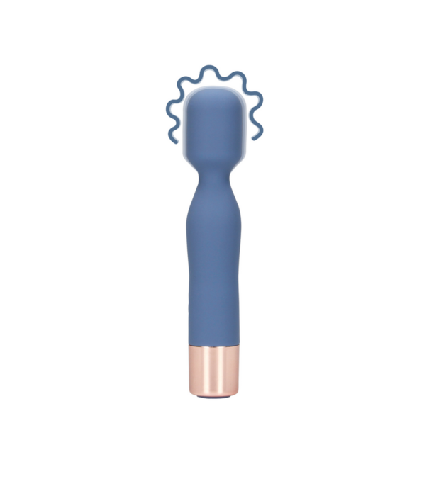 Loveline by Shots Mini Wand Vibrator - Blauwe Horizon