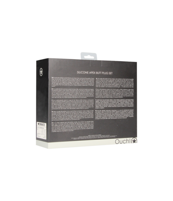 Ouch! by Shots Apex - Butt Plug Set