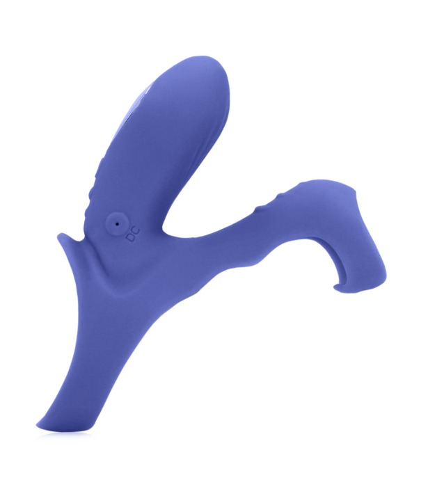 Loveline by Shots Vibrerende Cockring met Clit Stimulatie - Tamiya Blauw