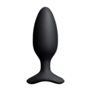 Hush 2 - App-bestuurde Vibrerende Buttplug - 1,75 / 4,4 cm - Zwart