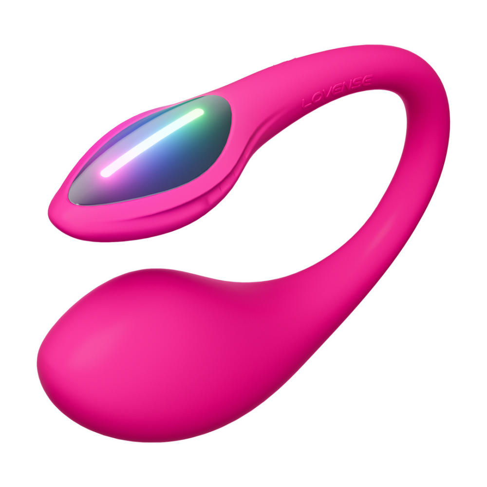 Lovense Lush Mini - Krachtige Afstandsbediende Draagbare G-Spot Ei Vibrator - Roze afbeelding