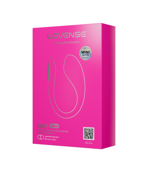 Lovense Lush Mini - Krachtige Afstandsbediende Draagbare G-Spot Ei Vibrator - Roze