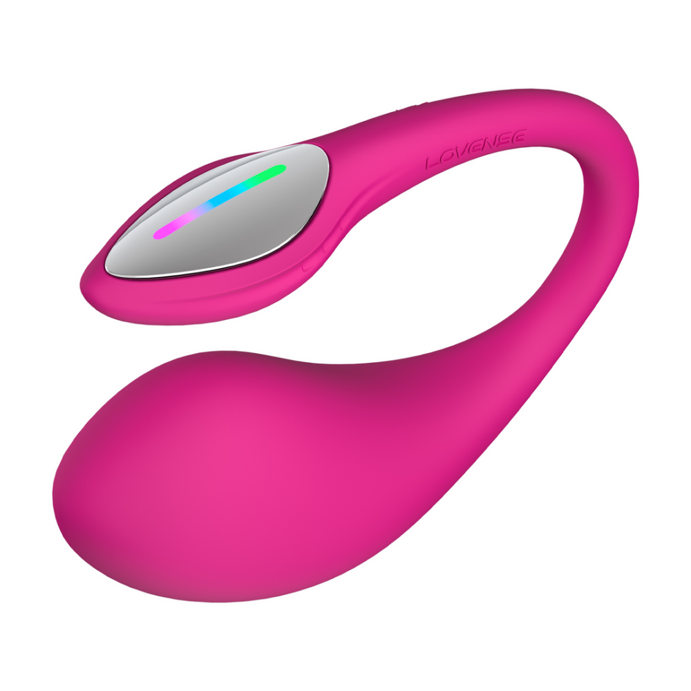 Lovense Lush 4 - Krachtige App-gestuurde Draagbare G-spot Ei Vibrator - Roze afbeelding